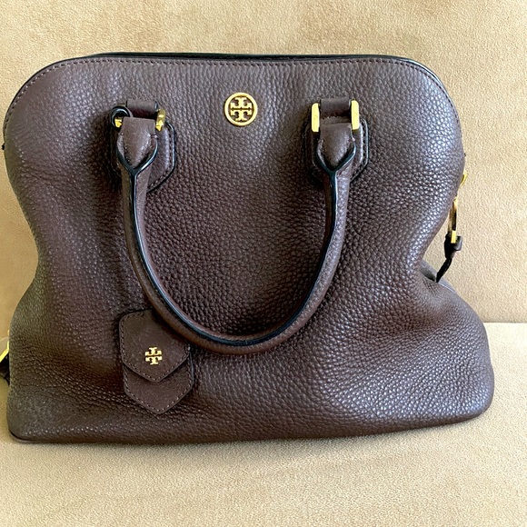 Tory Burch Handbags - Tory Burch brown top handle/crossbody bag.